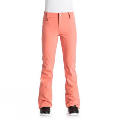 Pantalones Roxy Creek Stretch Mujer - Coral - Chile ICZ361097